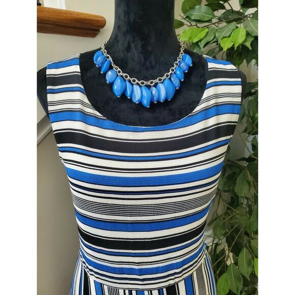 K. Jordan Women's Multicolor Polyester Sleeveless Round Neck Long Maxi Dress L - Picture 2 of 11